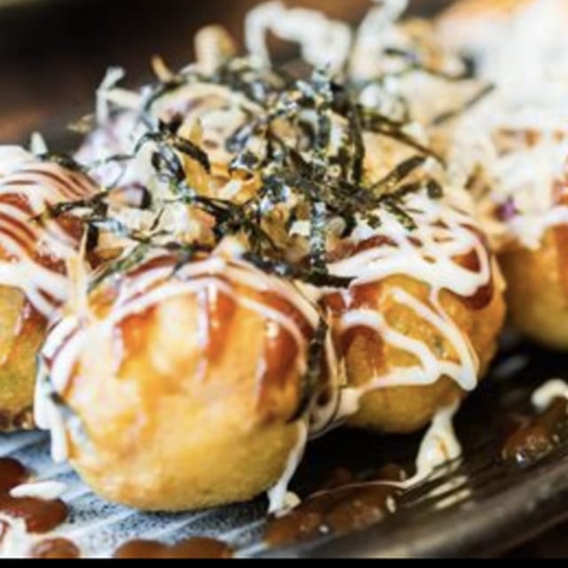 Takoyaki.